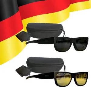 독일 썬폭스 선글라스 2세트(블랙+옐로) 안경위에 쓰는 오버글라스 편광 선글라스 자외선차단 레저 등산 골프 낚시 스포츠