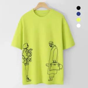 [엠엔씨][MNC] 레옹 프린팅 반팔티 (MDVT543VI)