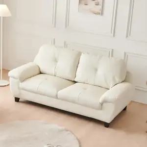 셜록 가죽 3인용 소파 DF917101