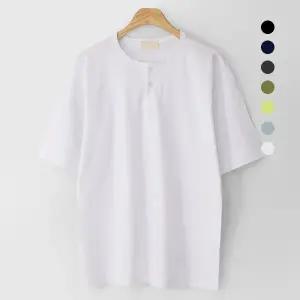 [엠엔씨][MNC] 슬라브 오버핏 헨리넥반팔티 (MDVT644DE)