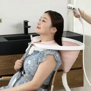 휴대용 접이식 머리감기통 세발기 환자 노인 임산부 어린이 목욕보조 머리감기기