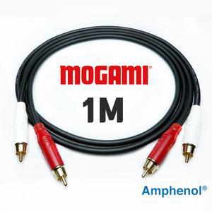 모가미 MOGAMI 2549 RCA + RCA 암페놀 Amphenol 금도금 인터케이블 1M