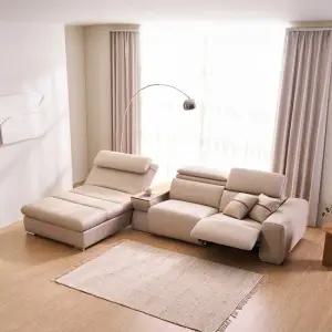 마이더스 4인 모션카우치 이태리면피통가죽 전동 리클라이너 소파