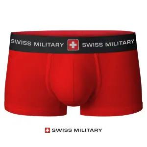 [스위스밀리터리] 사각드로즈 남자팬티 [레드]
