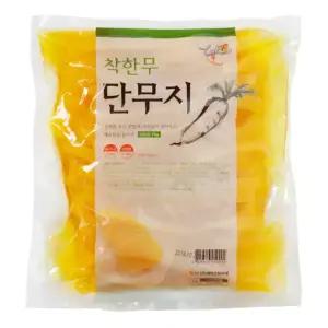 쿡잼 착한무단무지(김밥용,13mm)(택배용포장)