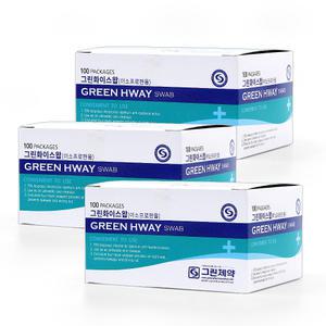 국내산 그린제약 알콜솜 소독솜 알콜스왑 3박스/5박스