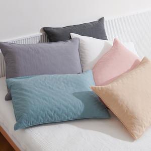 슬립스파 피그먼트 솔리드 베개커버 라텍스 메모리폼 누빔 순면 30X50 40X60 50X70 베갯잇 베겟잎