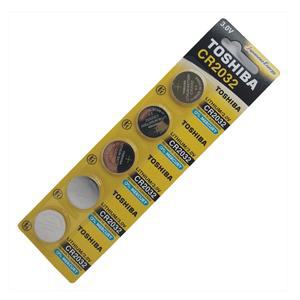 도시바 TOSHIBA 리튬배터리 CR2032 코인형 건전지 - 5알