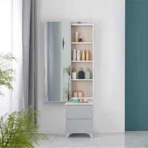 파로마 네오 꺄뮤 양방향 원터치 슬라이딩 전신거울 수납장