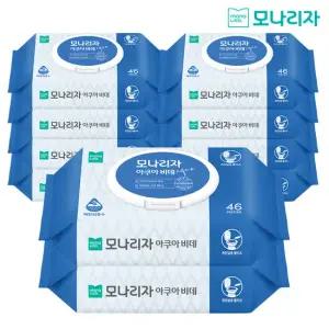 모나리자 데이데이비쥬 아쿠아비데 물티슈 캡형 46매 10개