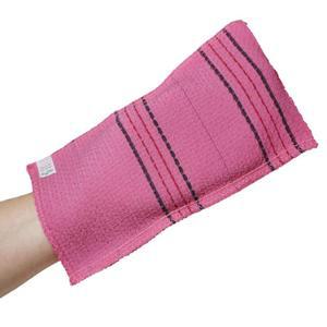 국내생산 빅사이즈 목욕관리사용 때가 잘밀리는 분홍색 롱 때밀이타올 고급 때타올 10장