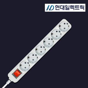 현대 이동식 멀티콘센트 멀티탭 6구 1.5m