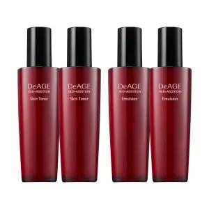 참존 디에이지 레드 에디션 2+2 기초 듀오세트 스킨 로션 120ml 단품 총 4개