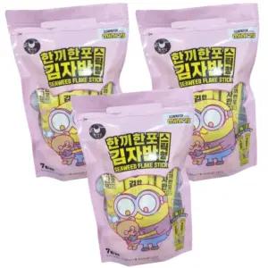 한끼한포 스틱형 김자반 10g 7봉입 x 3팩 휴대용김가루 아이들반찬 캠핑여행음식