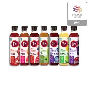 청정원 홍초 900ml 6종(풋사과/석류/복분자/블루베리/자몽/타트체리) 택1 x 3개