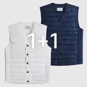 [엠엔씨][MNC] 1+1 남녀공용 데일리 V패딩조끼 (MDPD062TE)