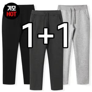 [엠엔씨][MNC] 1+1 남녀공용 특양면기모 밴딩바지 (MDLP055FG)