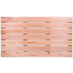 마호가니 원목 발판 특대형 / 욕실 화장실 현관 베란다 발매트