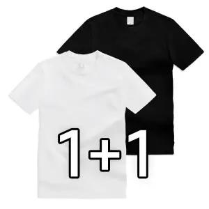 [엠엔씨][MNC] 1+1 남녀공용 심플데일리 32수반팔티 (MDBT074TS)