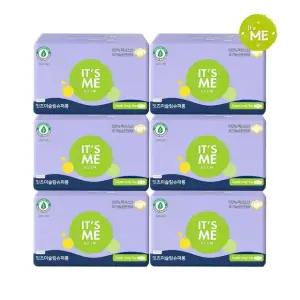 잇츠미 슬림 유기농 순면커버 생리대 수퍼롱 6P x6팩(총 36P)