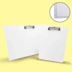 [문구티쳐] 스탠딩형 자석 클립보드 (A4/A3) 미니보드 게시판 삼각 스텐딩형