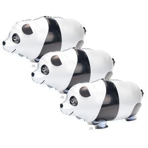 파티팡 동물은박풍선 걸어다니는 팬더 화이트 산보풍선, 3개