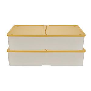 씨밀렉스 언더베드 리빙박스 옐로우, 2개