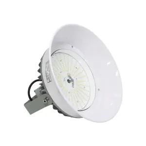 에어텍 고효율 LED 공장등 DC 200W 산업용 방진 갓등 IP68 국산 체인형 원형 고천장등 강당 체육관 투광기