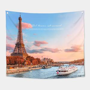 상상후 패브릭포스터, 에펠타워썬셋, 150x130, 1개