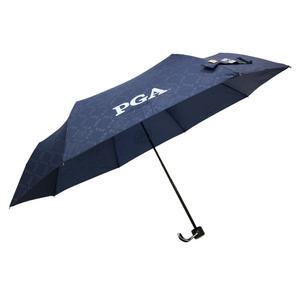 PGA 골프 엠보 3단 수동우산, 네이비, 1개