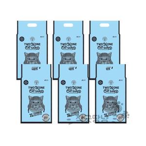 [고래별]작품 투앤원 벤토나이트+두부모래 2.8kg 6개(1박스) /고양이모래