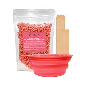 글램모먼트 로즈 왁싱 하드왁스, 핑크, 200g, 1개