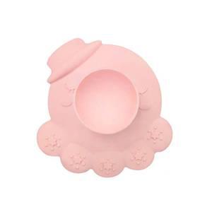 버드시아 흡착형 문어 실리콘 목욕브러쉬, 베이비핑크 1개