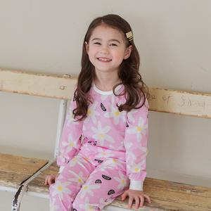 키키스토리 핑크데이지 긴팔 자가드 100, 1개