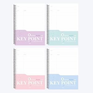 펜피아 중고생노트 핵심정리 (스프링) 코넬노트 두꺼운 공책 10권