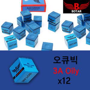 [보타르] 자체제작 오큐빅오일초크12개 당구초크