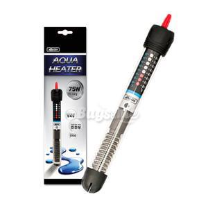 [아쿠아리움] 수조히터기 75w (15~30L 소~중형 어항용) 수족관 자동온도조절 열대어 구피 AQUA HEATER