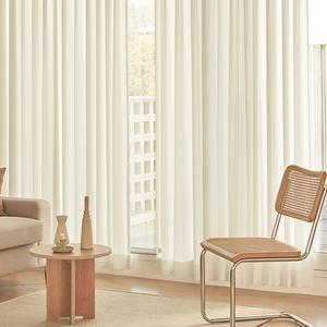 데코뷰 호텔식 비침없는 밀크 쉬폰 커튼 136X240, 2P, 1개
