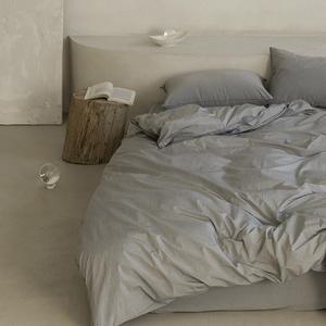 데코뷰 사각사각 알러지케어 호텔 이불커버 그레이 SS, 1개