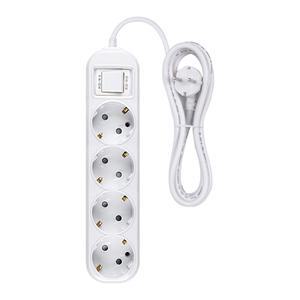 오성정밀 메인 스위치 멀티탭, 4구, 2.5M, 1개