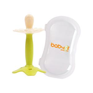 베이비앤아이 실리콘 치발기 노리개, 그린, 1개