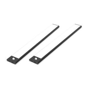 노바리빙 C타입 충전식 더 블랙 슬림 LED 센서등, 400mm, 주광색, 2개