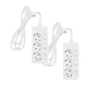STAGER (16A) 3구 개별 멀티콘센트, 4.5M, 2개