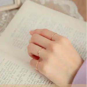 [롯데백화점]로이드 [GB] 심플 14K GOLD 실반지 LRS19116G