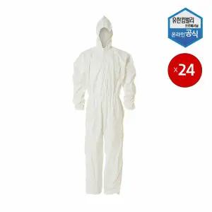 유한킴벌리 레벨D용 보호복 XL x 24벌 1박스 43206 DM원단