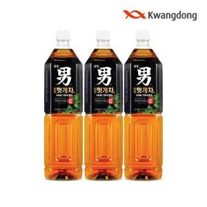 [광동제약][정상가 18500] 광동 男 진한 헛개차 1.5L x 12pet (무/유라벨 랜덤) [정상가20500원]