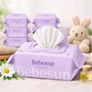 베베숲 프리미어 물티슈 캡 70매 x 10팩