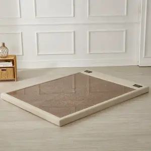 여명흙 돌침대 맥반석 판재 퀸 Q 침대 프리미엄 컬러보료