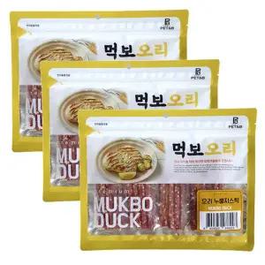 먹보오리 오리누룽지스틱 강아지간식 300g x 3개