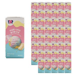 배스킨라빈스 우유 이상한나라의 솜사탕 190ml 48개